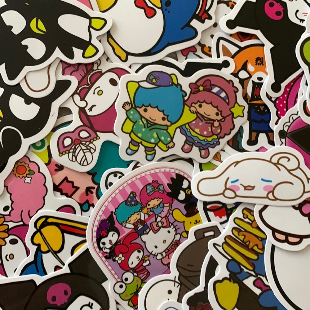 Mystery Sanrio Sticker Scoop 5pc Per Scoop
